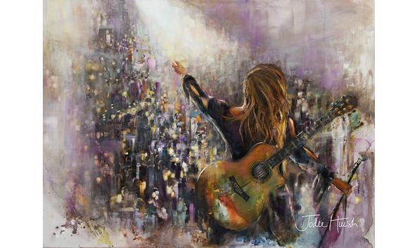 Big image in the light of the stars