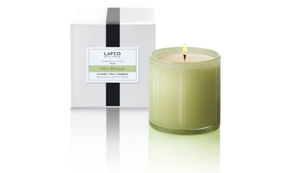 Big image candle olive