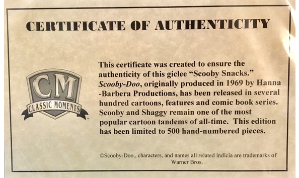 Big image cert scooby