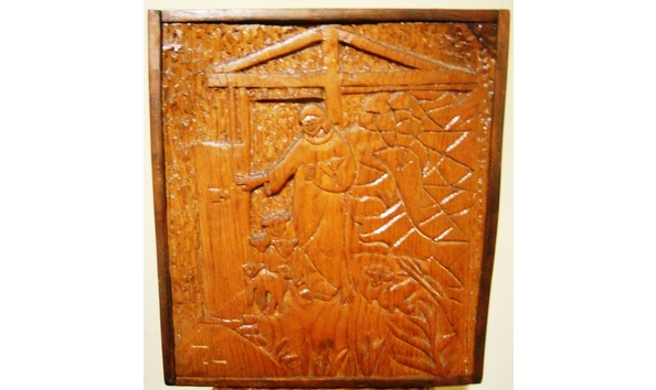 Big image hand carved panel 1 jesus