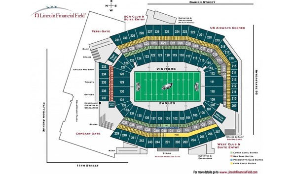 Big image eagles seating chart