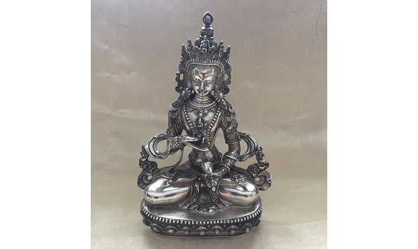 Big image 28 vajrasattva statue silver colored1