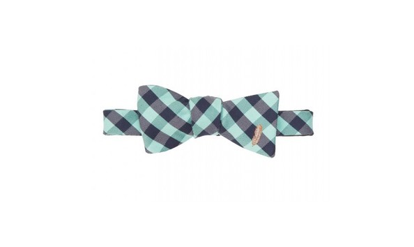 Big image southern proper green check bowtie