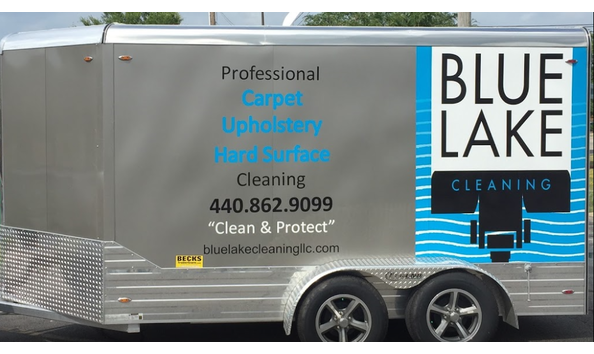 Big image blue lake cleaning