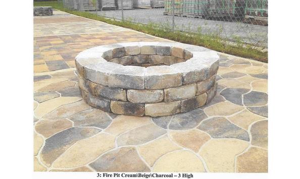 Big image flagstone pavers fire pit 3