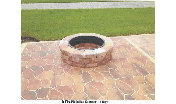 Big image flagstone pavers fire pit 2