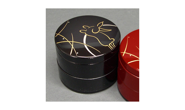 Big image japanese lacquerware jewelry box gold rabbit 8