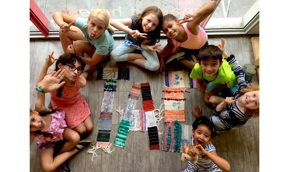 Big image textile arts center kidstacweaving  1 