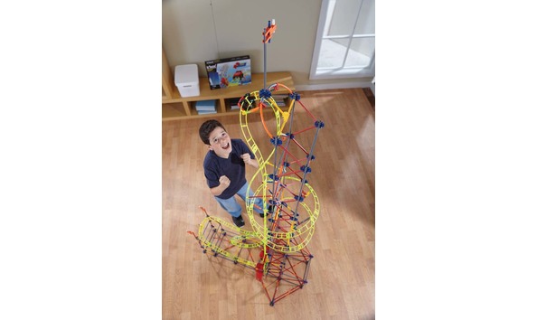 Big image knex thrill rides sky sprinter roller coaster building set