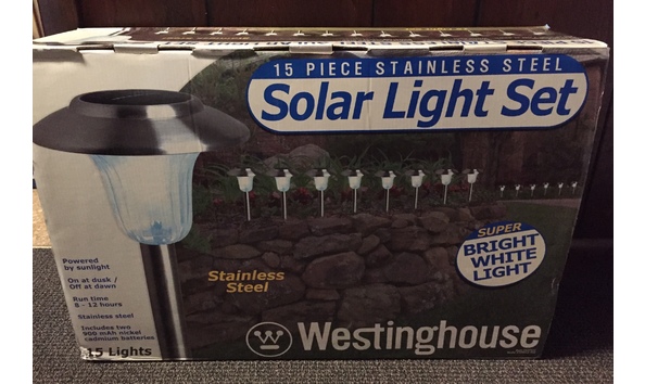 Solar Garden Light Set