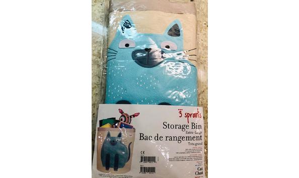 Big image monogram magic storage bin