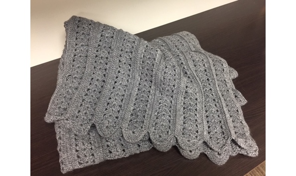 Big image gray afghan