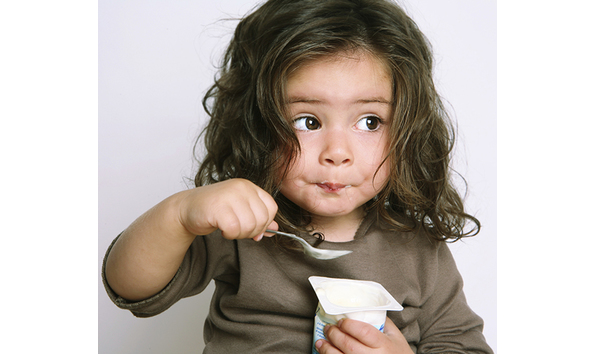 Big image feed a family   little girl with yogurt sm