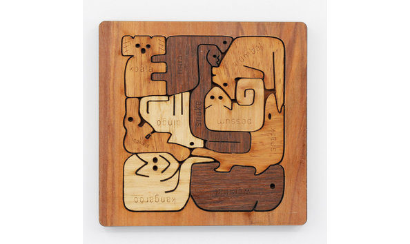 Big image square animal puzzles