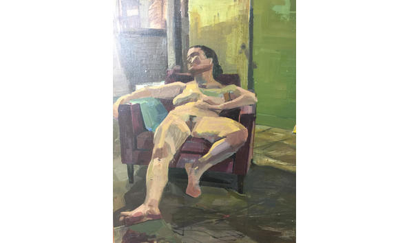 Big image recliningnude2brent holland