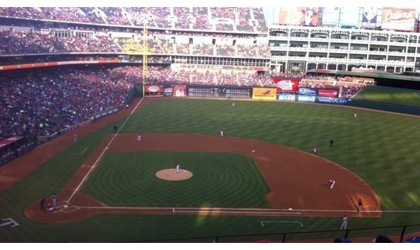 Big image big image big image tx rangers view from section 232 1 