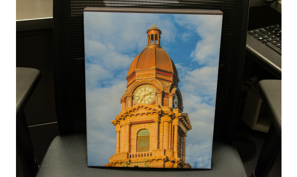 Big image clock tower canvas