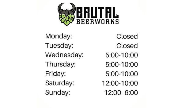 Big image brutal beerworks hours