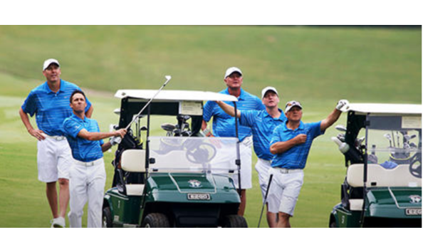 Big image golf and cart