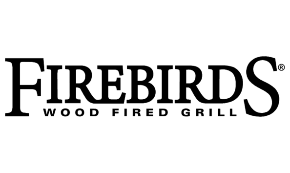 Big image firebirds wood fired grill logo vector