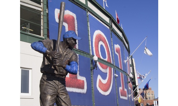 Big image pic ernie banks statue