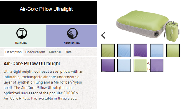 Big image travel pillow