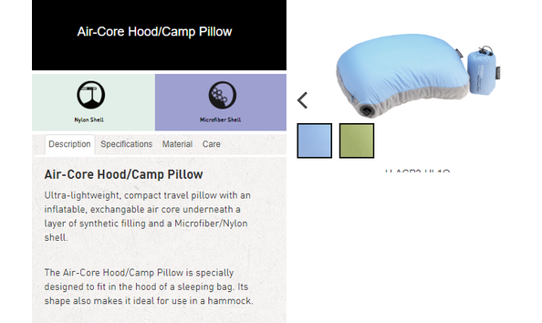 Big image camp pillow