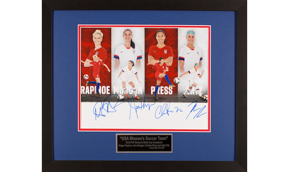 Big image 2019 usa women s soccer usa champions limited edition 11x14 photo