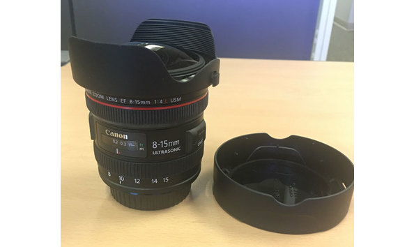 Big image canon fisheye zoom lens ef 8 15mm ultrasonic 1.4 l usm with ew 77 lens hood