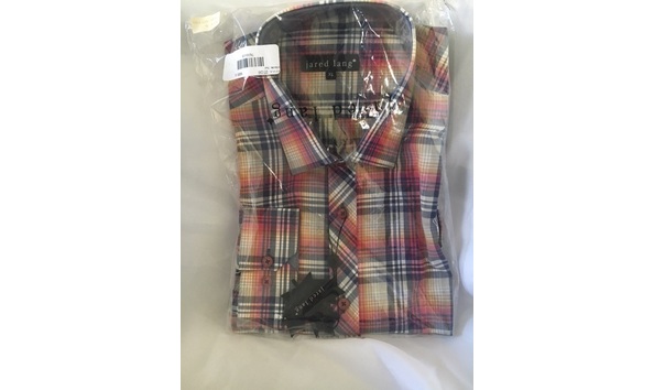Big image jared lang plaid red blk xl shirt