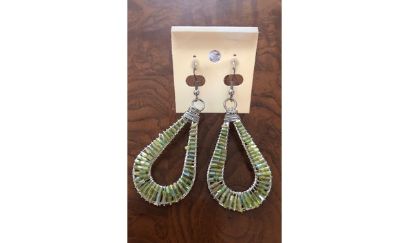 Big image auction   beaded earrings