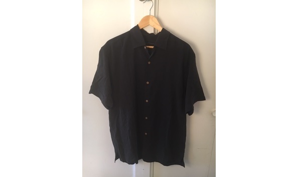 Big image tommy bahamas black island moto shirt