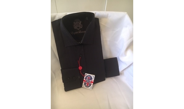 Big image english laundry black longsleeve shirt men