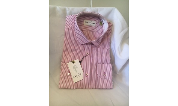 Big image robert graham pink striped longsleeve shirt men