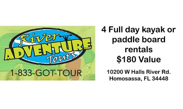 Big image auction   river adventure tours   kayakpaddleboard