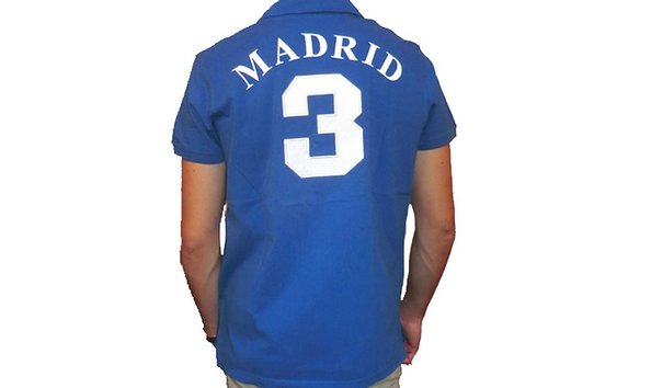 Big image madrid unisex polo shirt from robin ruth back