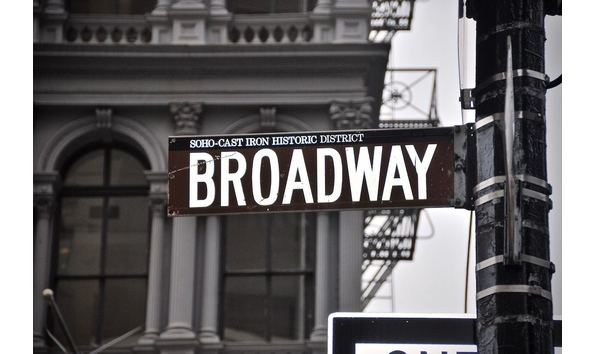 Big image pic 6  broadway street sign b w
