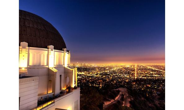 Big image pic griffith observatory and la lights