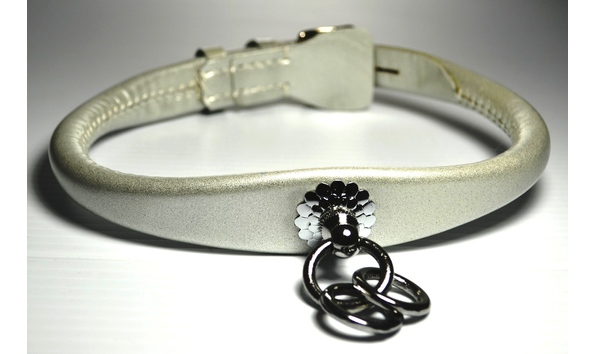 Big image auction 1033 authentic adachiya silver akita show collar