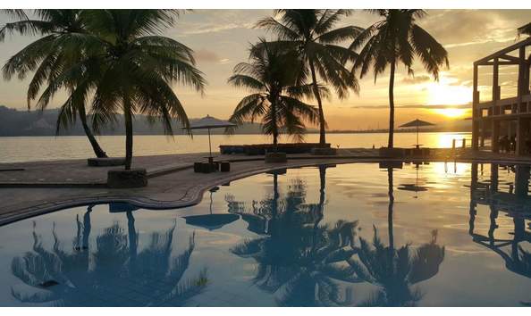 Big image ambon sunset