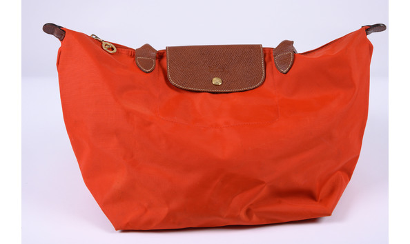 Big image longchamp orange travel tote