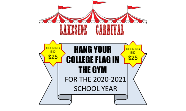 Big image hang college flag