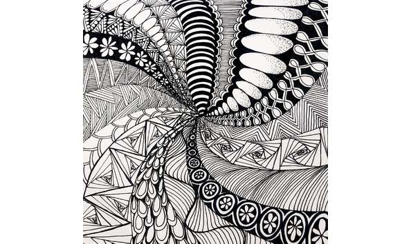 Big image what is zentangle drawing meditation