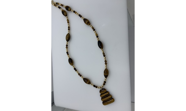 Big image 341 tiger eye necklace