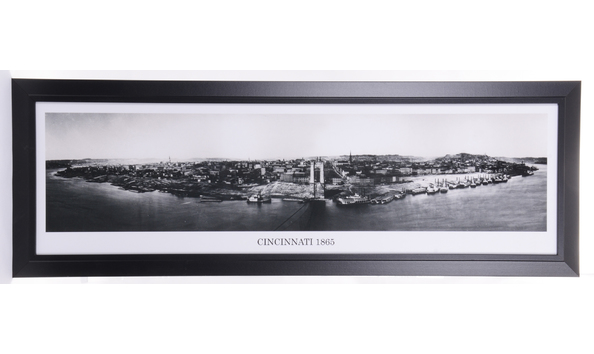 Big image ceisports 1865 cincinnati  ohio b w vintage panoramic