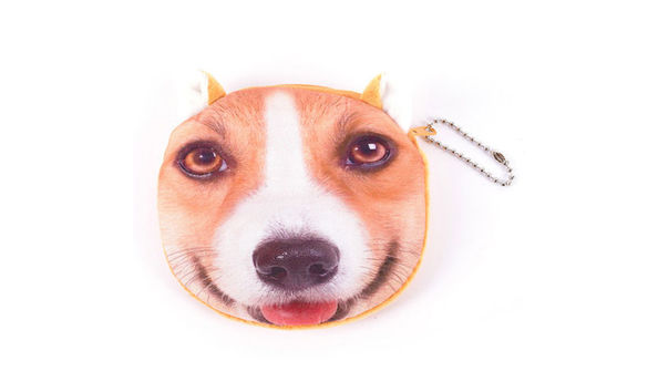Big image dog face coin purse