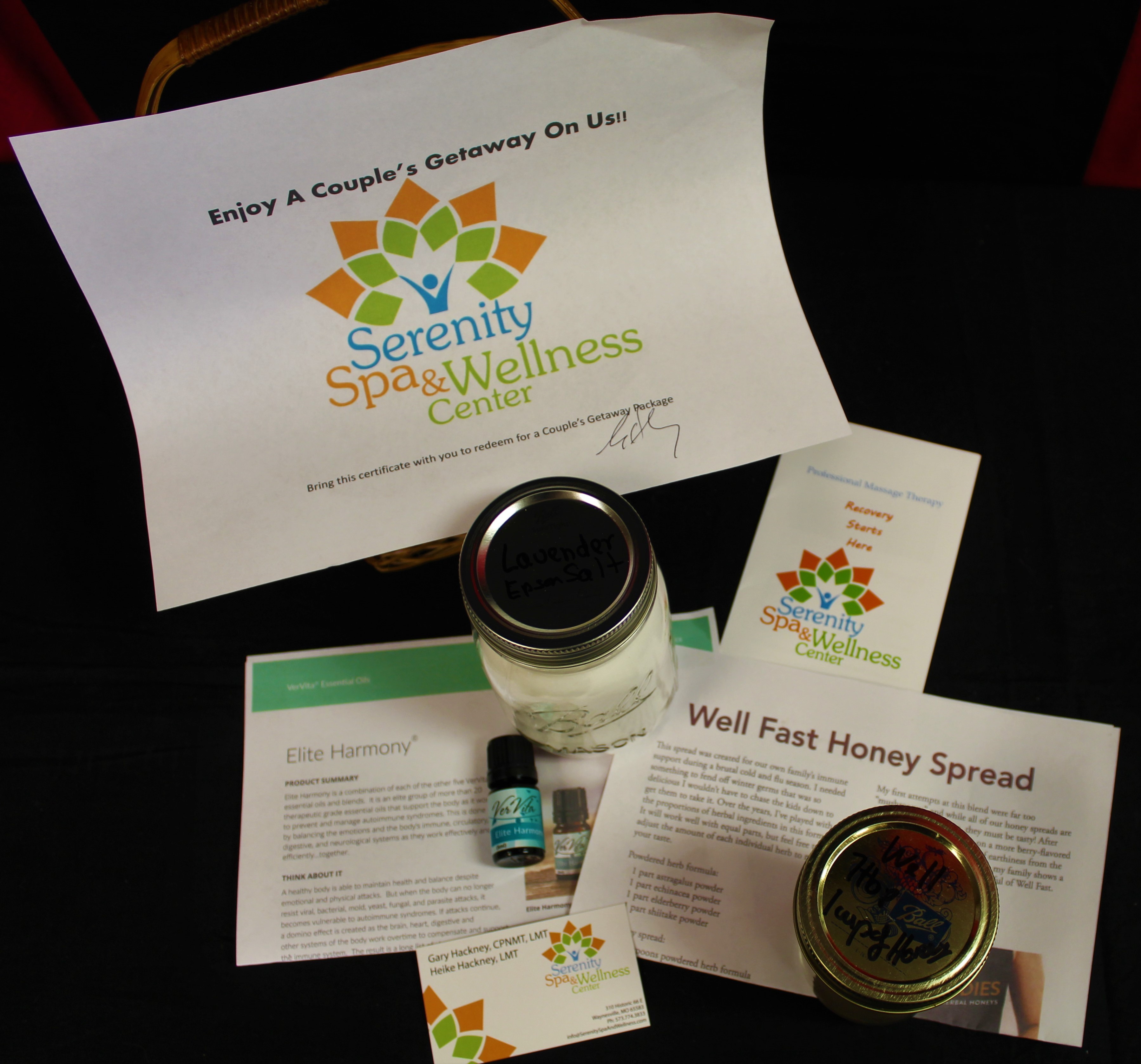 “Couples Getaway” Serenity Spa & Wellness Center