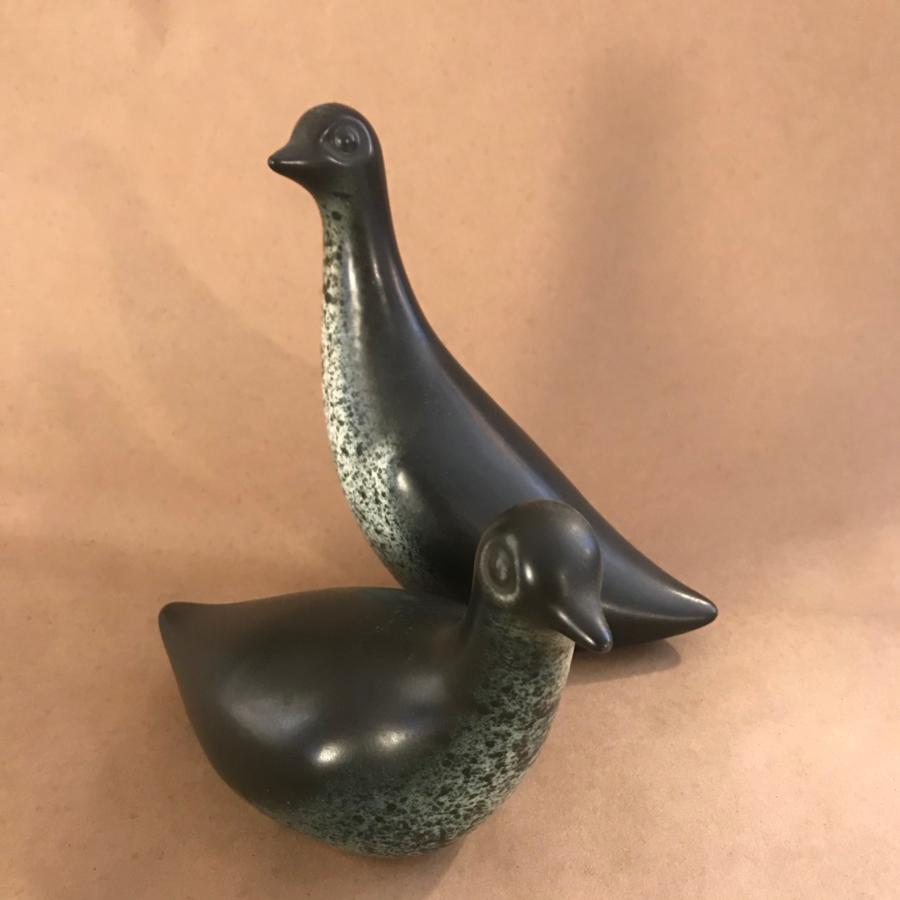 HOWARD PIERCE Rare Pair Doves