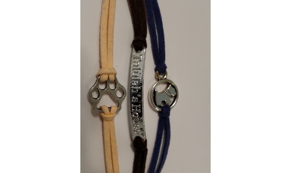 Big image th bracelet   navy.brown.peach 1