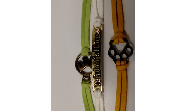 Big image th bracelet bronze   green.white.yellow 1